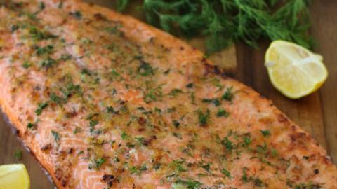 Baked Brown Trout